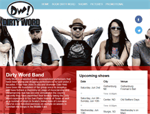 Tablet Screenshot of dirtywordlive.com